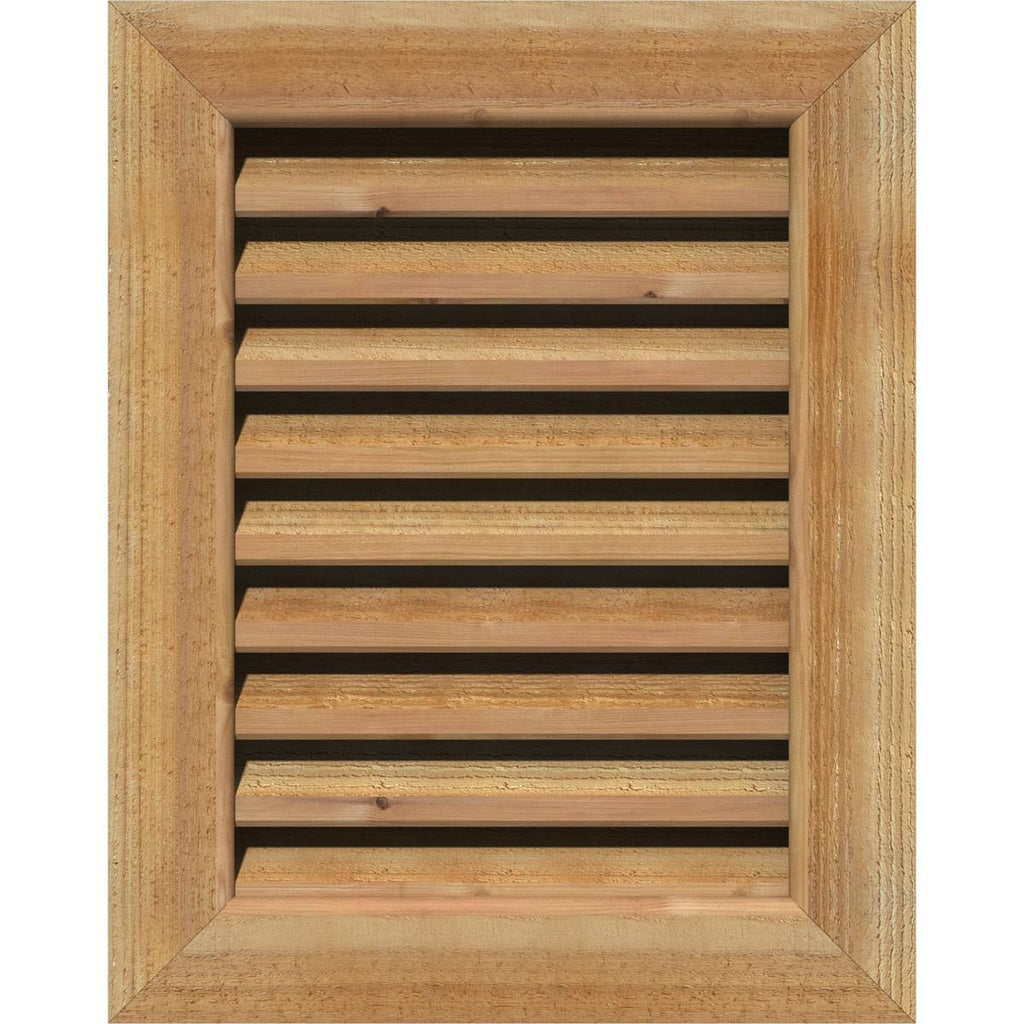 Unfinished Vertical Gable Vent W394