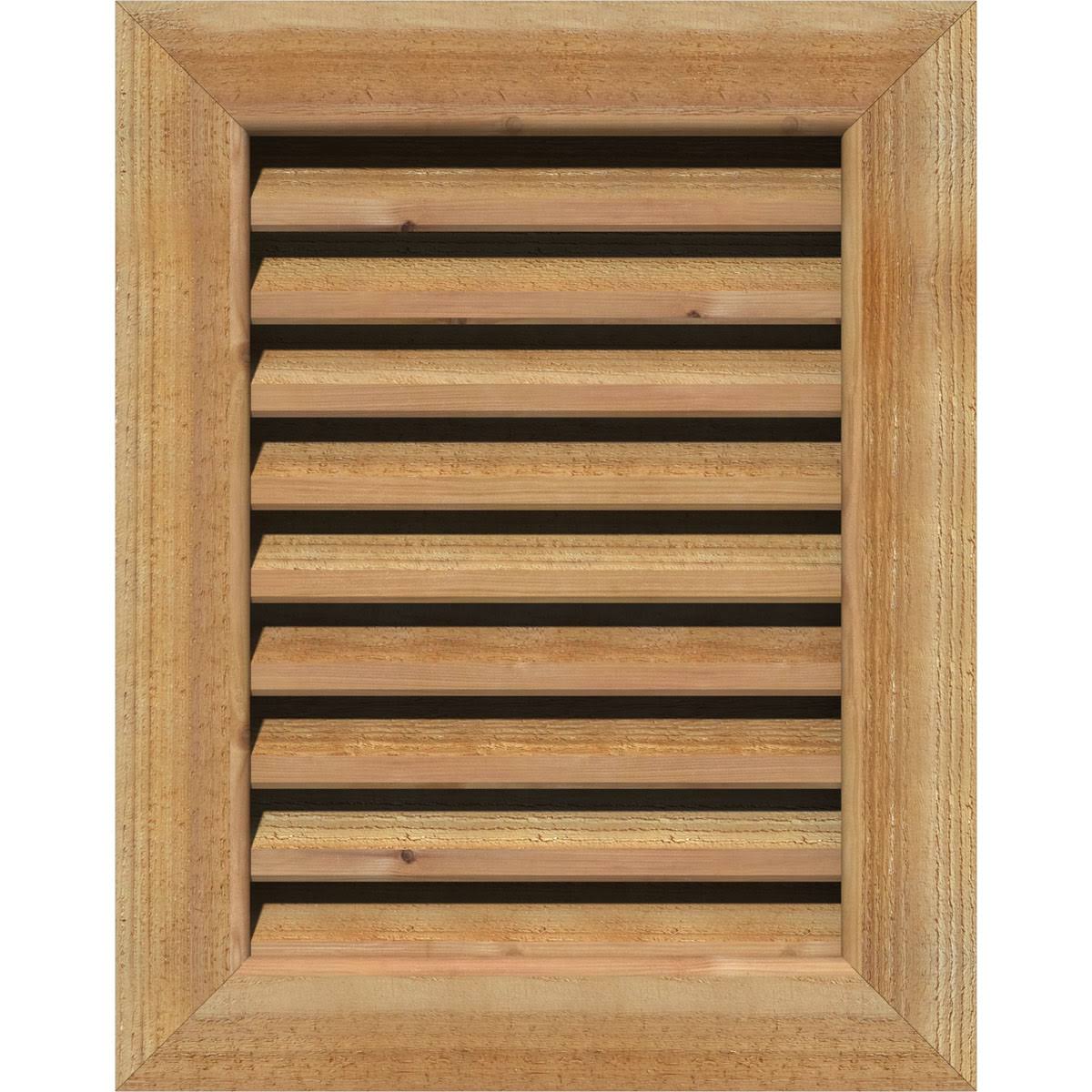 Unfinished Vertical Gable Vent W394