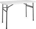 White 4 ft. Folding Utility Table Z715
