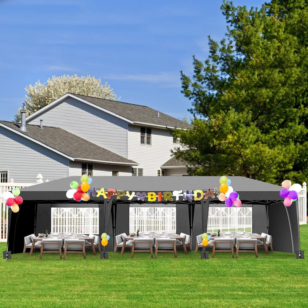 10'x20' Pop Up Canopy Tent with Carry Bag E991