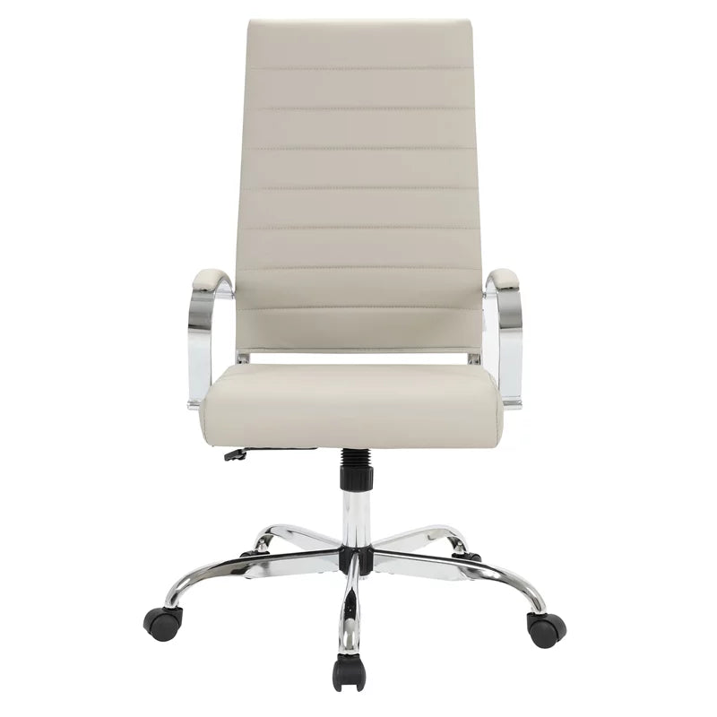 Tan Leather Office Chair H526973