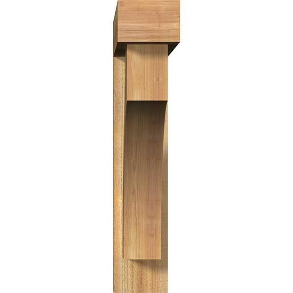 6x22W x 30x22D x 30x22H Rough Sawn Bracket with Offset Brace, Western Red Cedar E303384