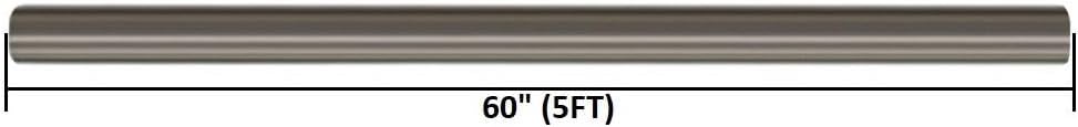 Stainless Steel Straight Exhaust Pipe 2.75" OD 5' Long Pack of 2 S903715