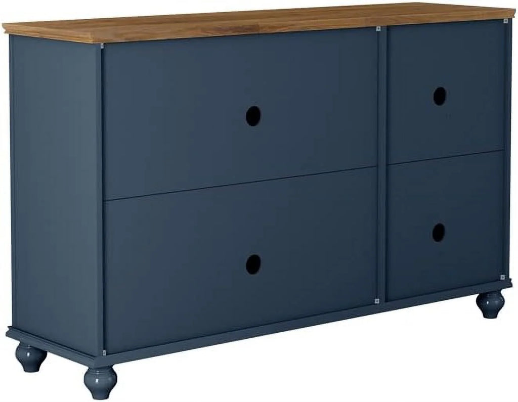 Vintage Wood Kitchen Accent Buffet Sideboard Cabinet D8417