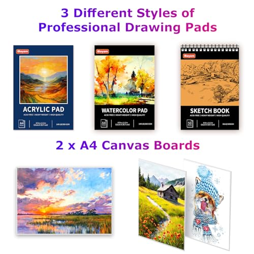 195 Pack Art Set Drawing Kit W257140