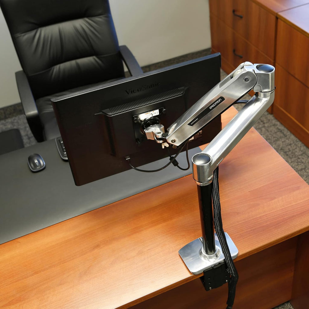 Polished Aluminum Single Monitor Arm I27978