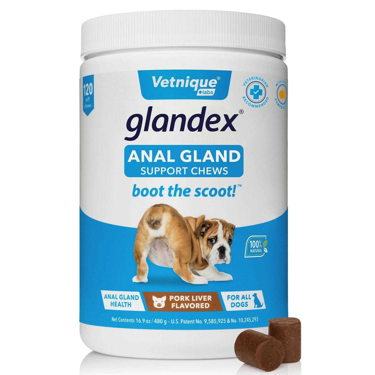 Anal Gland Soft Chews Supplement for Dogs O283599