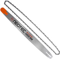 42 inch Chainsaw Guide Bar and Chain 0.404" Pitch 0.063" Gauge 125 Drive Links R1116
