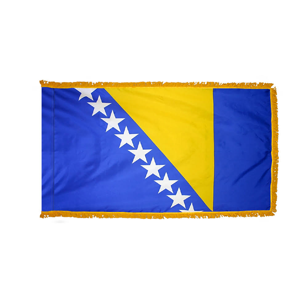 3ft. x 5ft. Bosnia-Herzegovina Flag with Fringe K70190