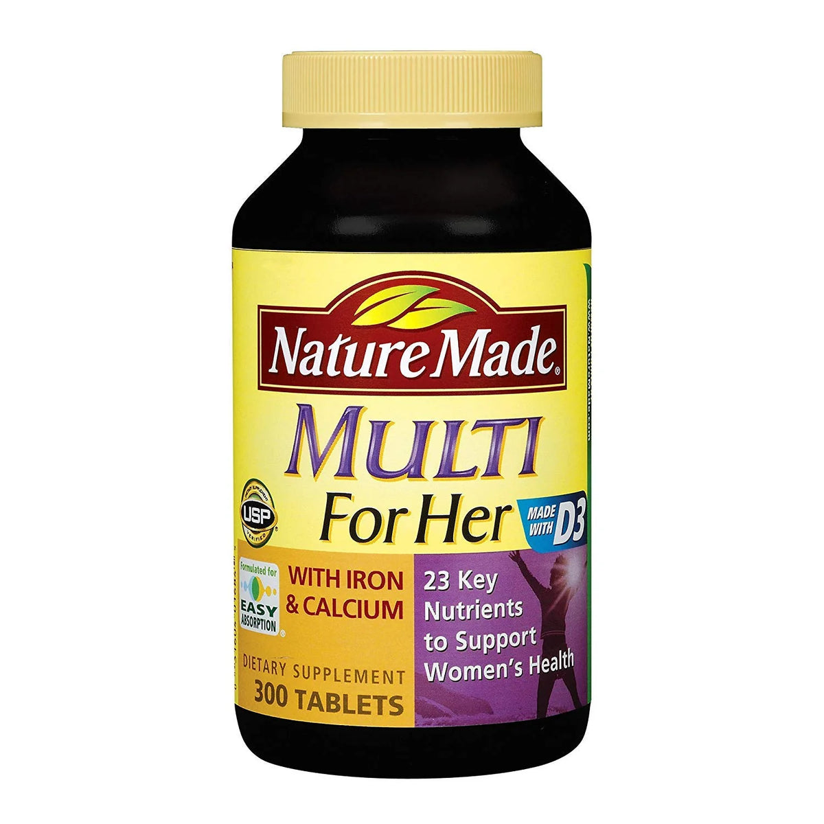 Multi Vitamins with Iron and Calcium 300 Tablets J401702
