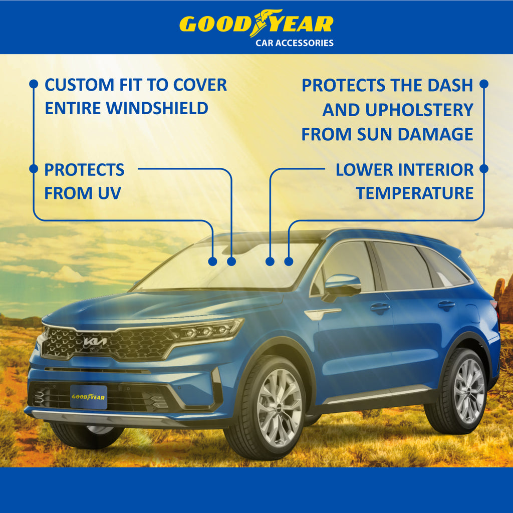 Foldable Windshield Sun Shade for Front Window T2351