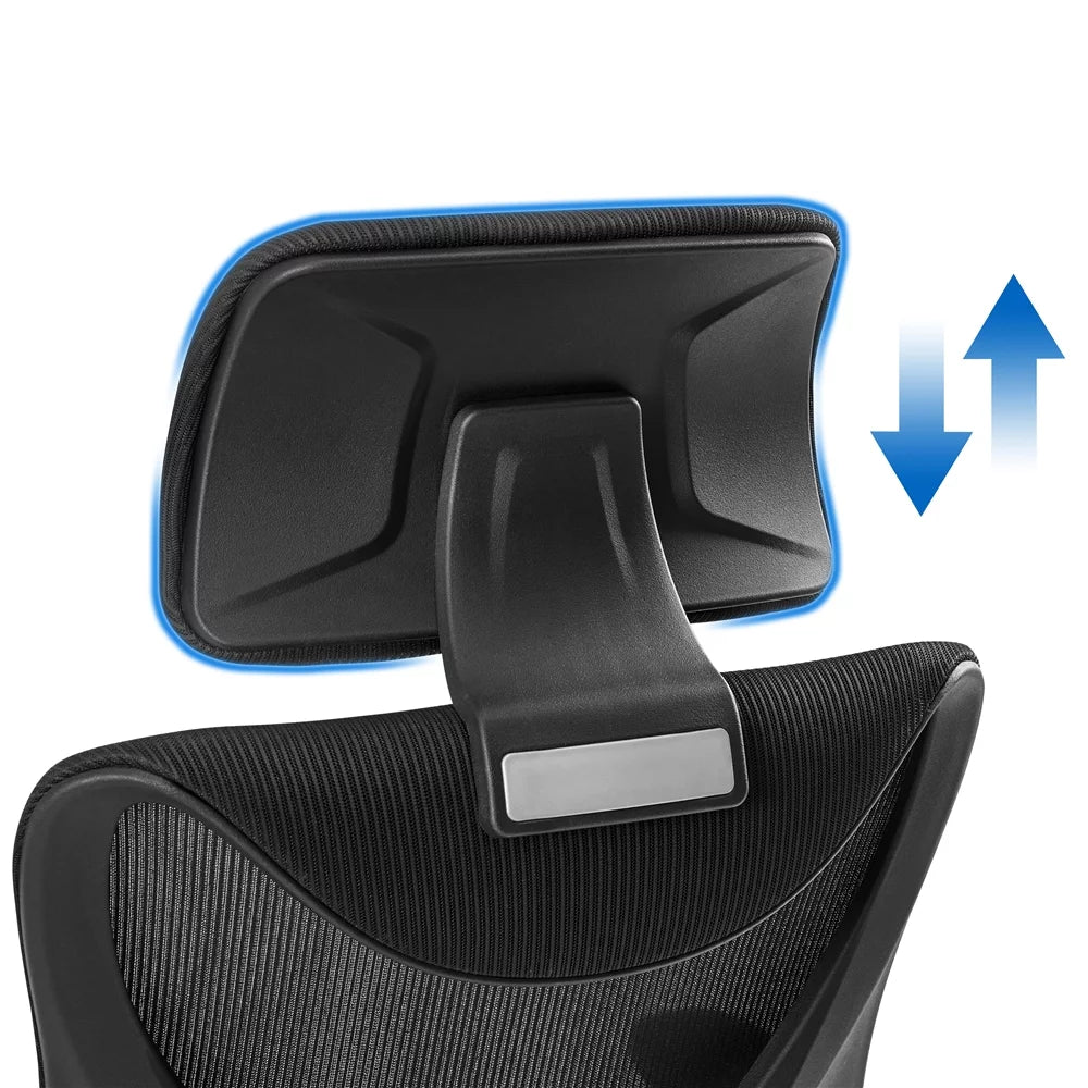 Set of 2 Black High Back Office Chair X553883