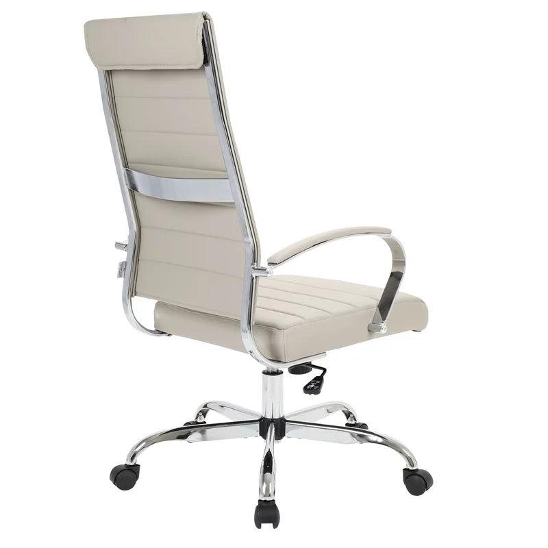Tan Leather Office Chair H526973