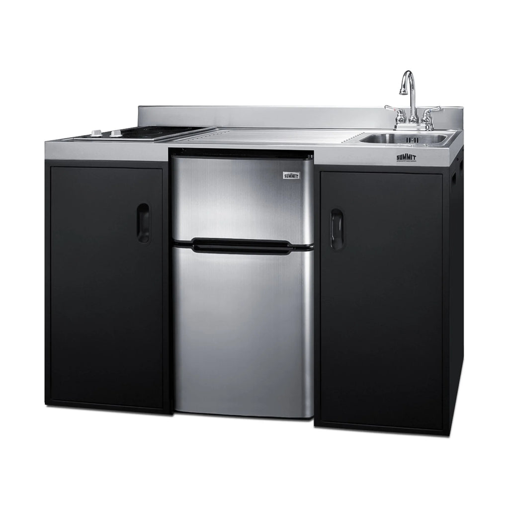55" Wide Stainless Steel Kitchenette N826572