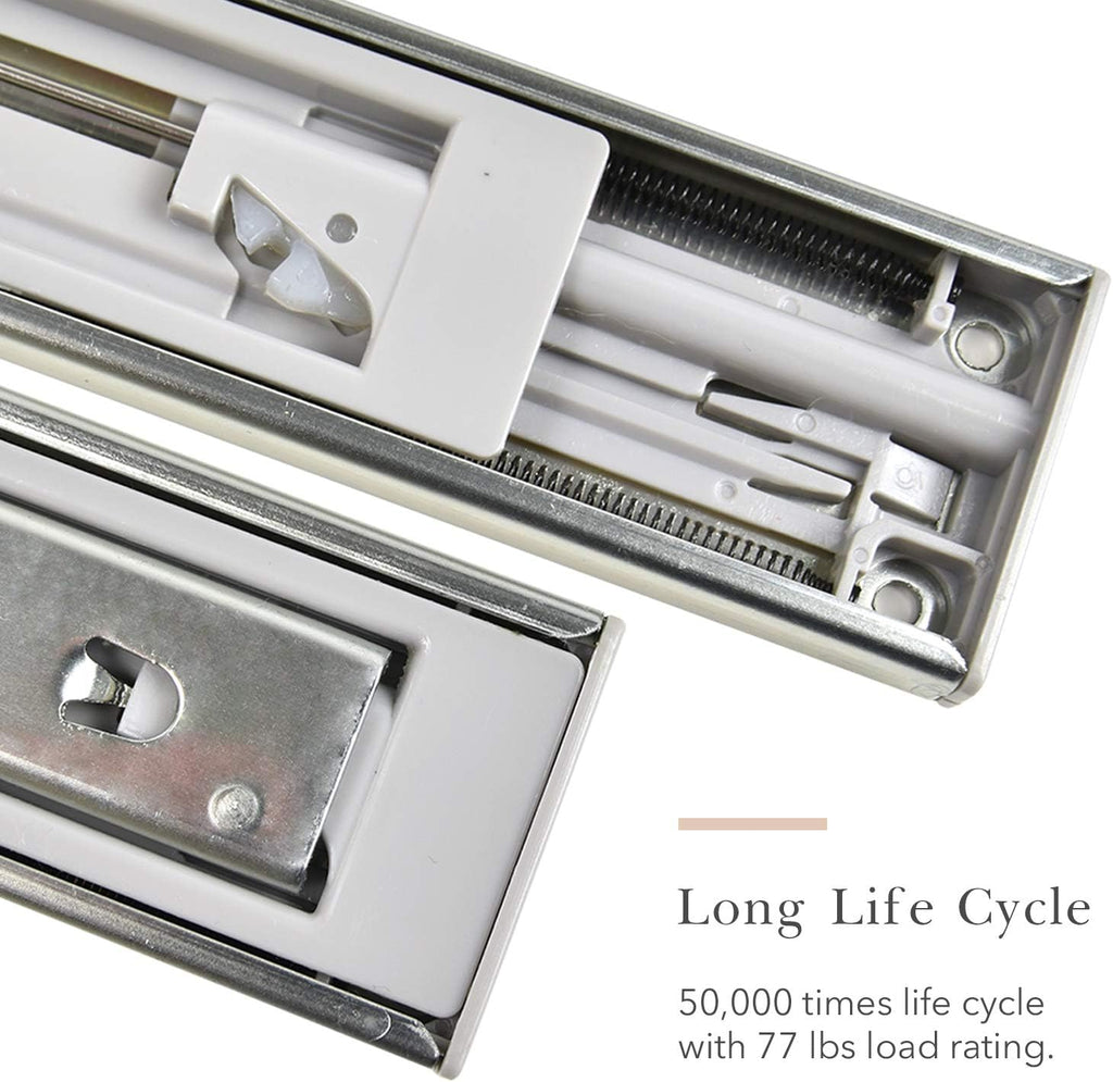 10-Pairs 18 Inch Soft Close Drawer Slides R773779