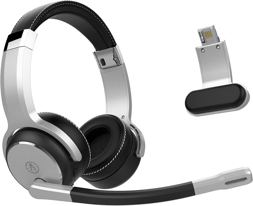 2-in-1 Bluetooth Headphone/Headset with Active Noise Cancellation H1471