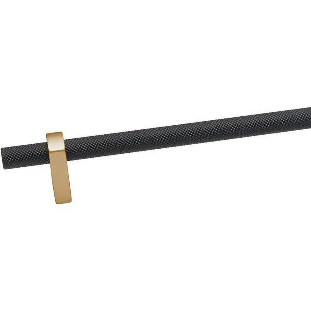 24" Center To Center Knurled Bar Appliance Pull Matte Black M397