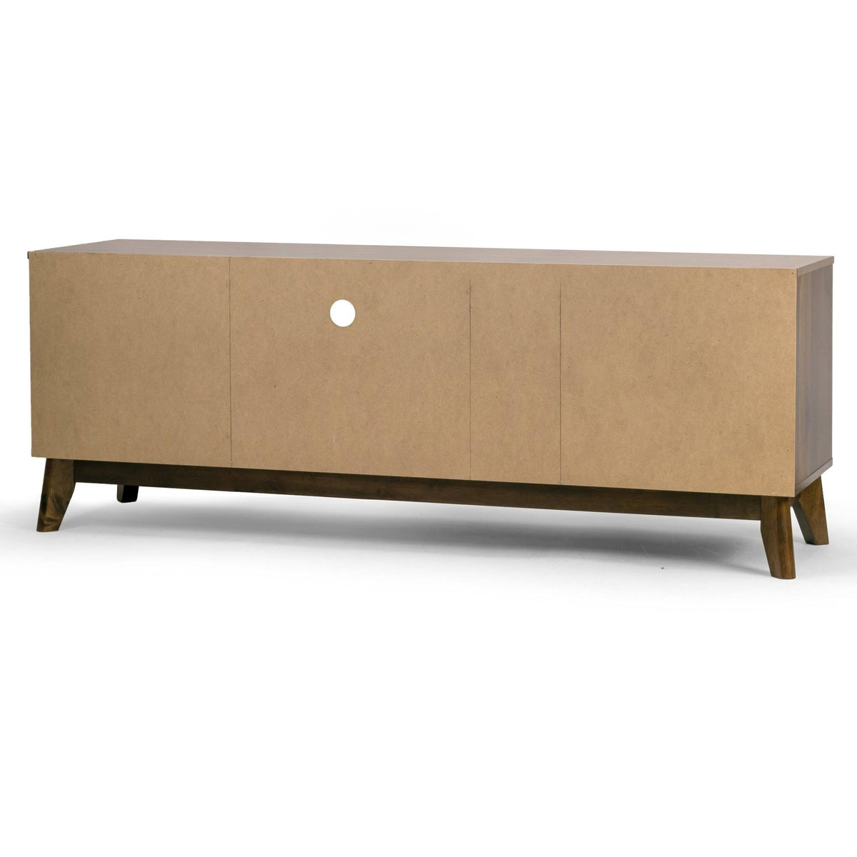 TV Stand with Two Cabinets and Open Shelves Y8876