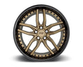 Bronze w/ Gloss Black Lip 1-Piece Cast Wheel 19x9.5 5x114.3 35mm X4817
