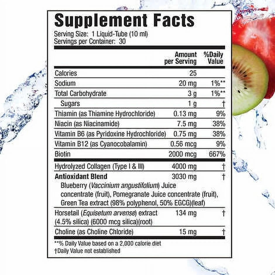 Liquid Collagen Drink Mix Tubes, 4000 Mg, 30 Ct E539