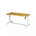 Adjustable Height Work Table in White F1511