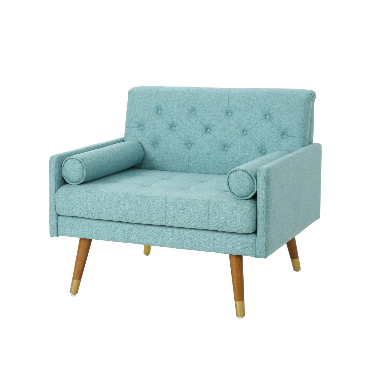 Light Gray Fabric Club Chair I555