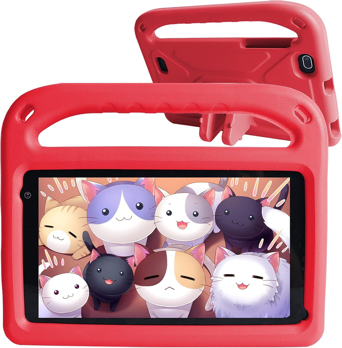 7in 32GB ROM 128GB Extended Memory Android 11 Go Kids Tablet Quad-Core IPS HD Display Blue U660