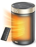 Portable Electric Space Heater with Thermostat and Remote M63263