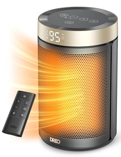 Portable Electric Space Heater with Thermostat and Remote M63263