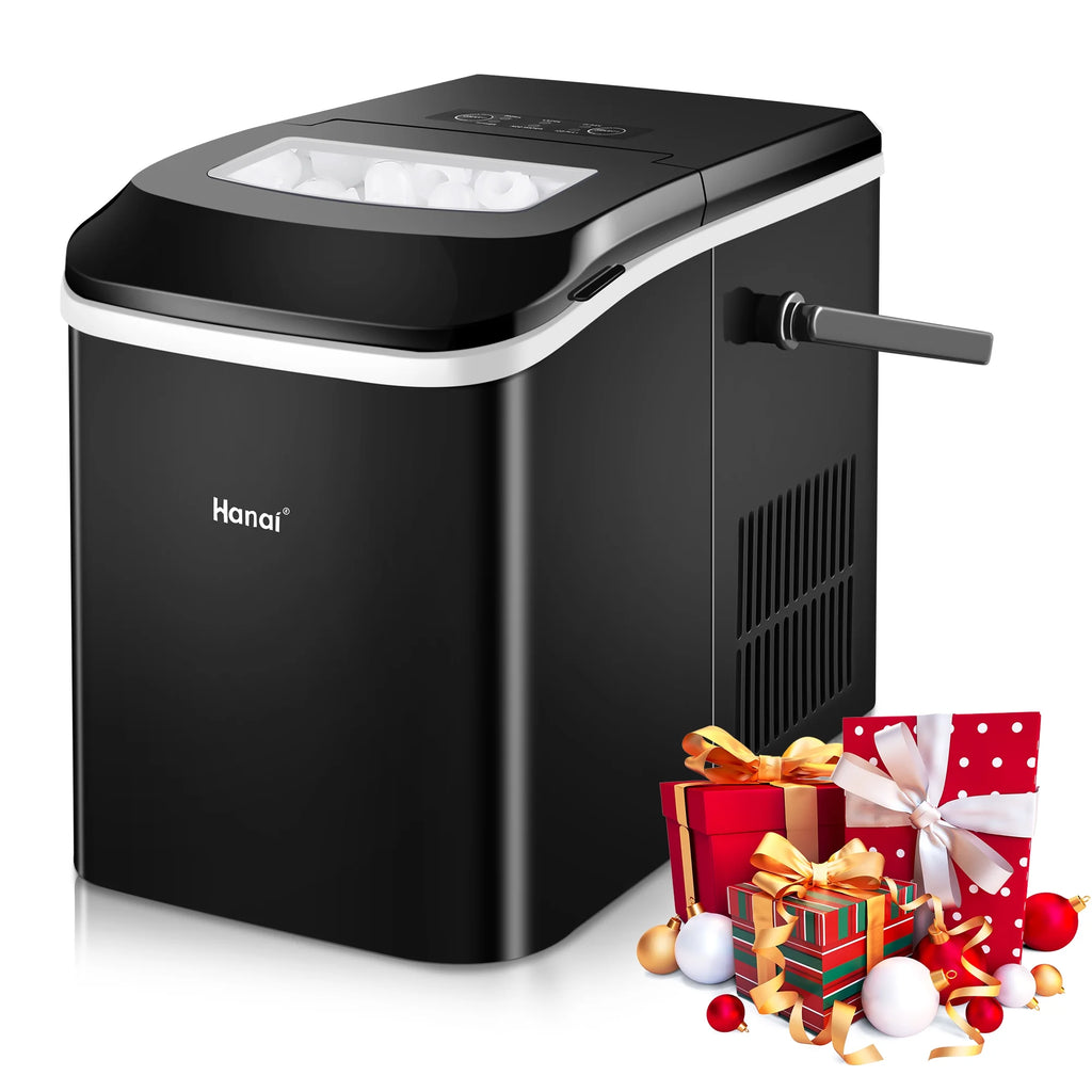 Portable Countertop Ice Maker with Ice Scoop and Basket N234