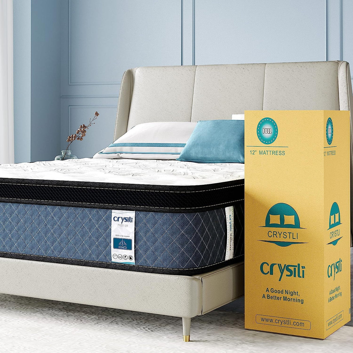 Queen Size Memory Foam Innerspring Hybrid Mattress H847