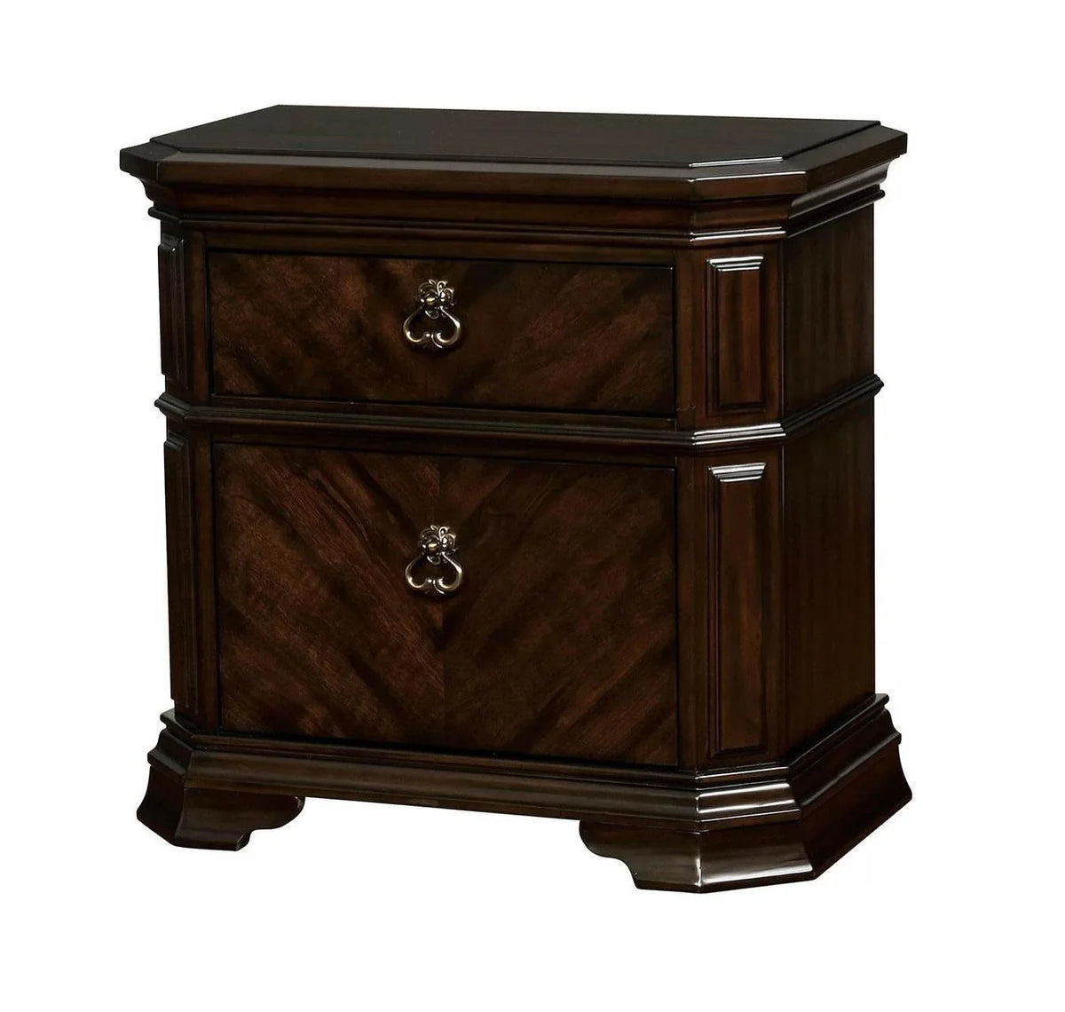 Solid Wood Queen Bedroom Set 5pcs S166074