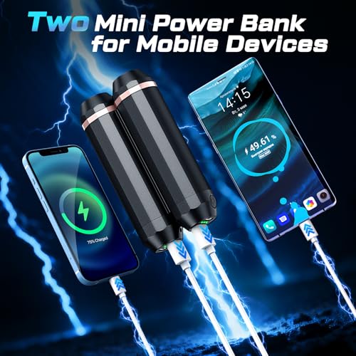 3-in-1 Rechargeable Hand Warmers 10000mAh Portable Pocket Heater U147