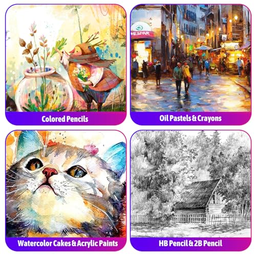 195 Pack Art Set Drawing Kit W257140