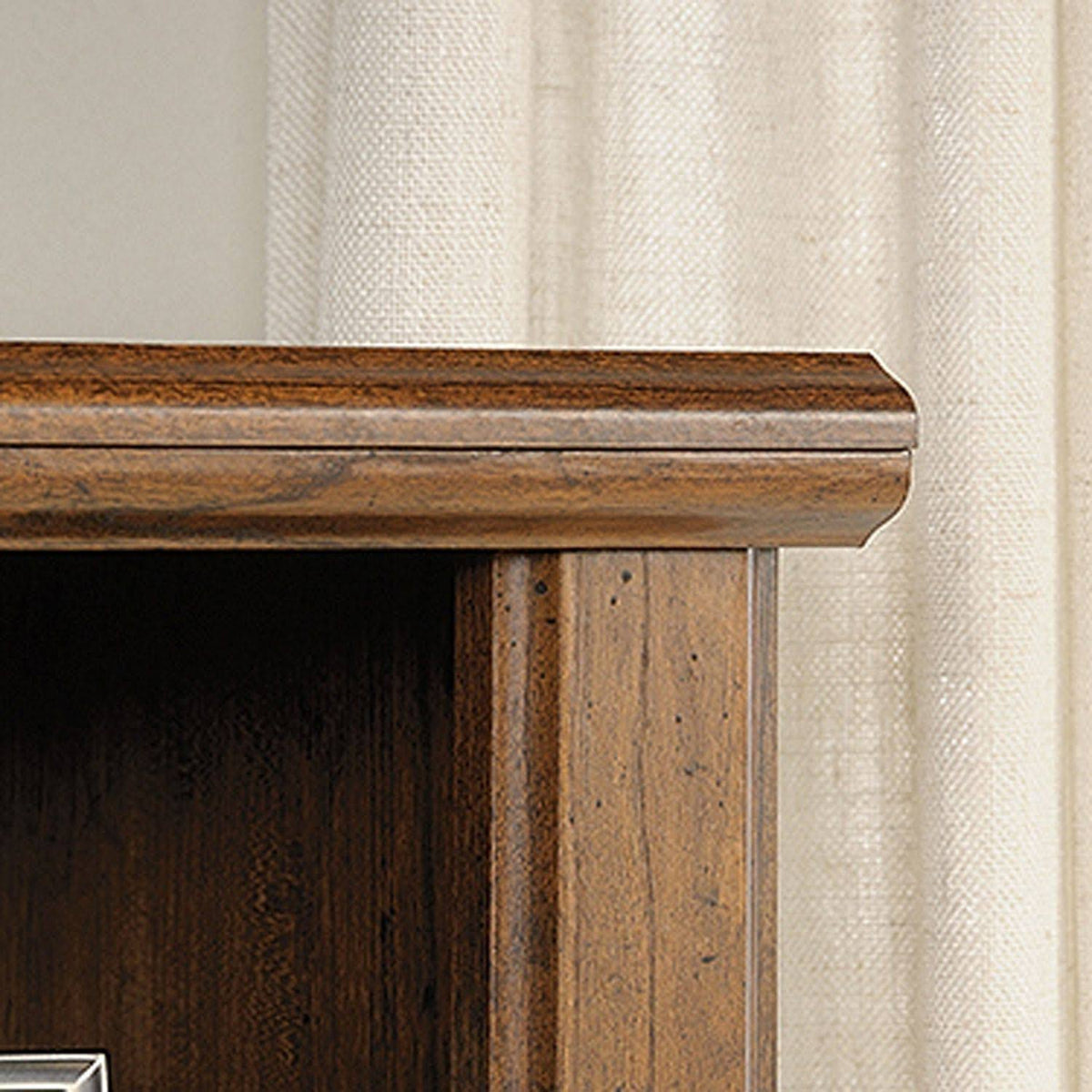 Milled Cherry Computer Desk with Hutch P268