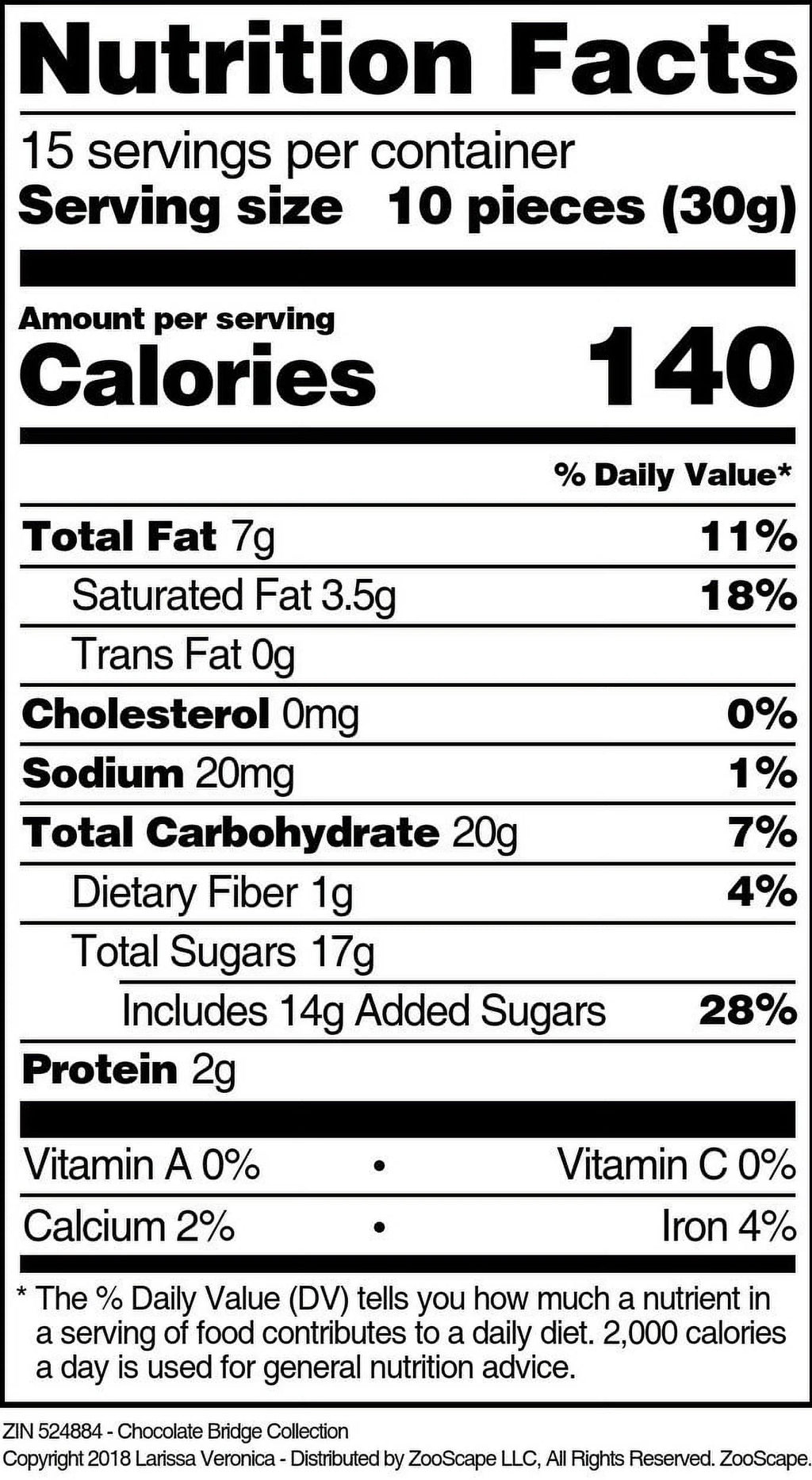 Chocolate Bridge Collection 16 oz 3-Pack V6488