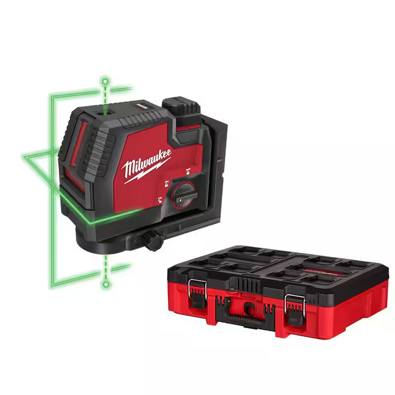 Green 100 ft. Rechargeable Laser Level with Lithium-Ion USB Battery C4266