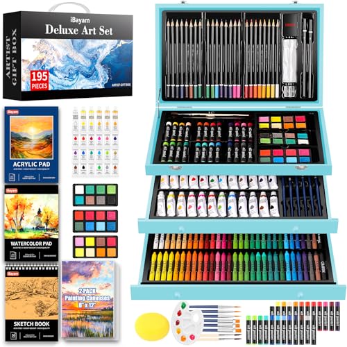 195 Pack Art Set Drawing Kit W257140
