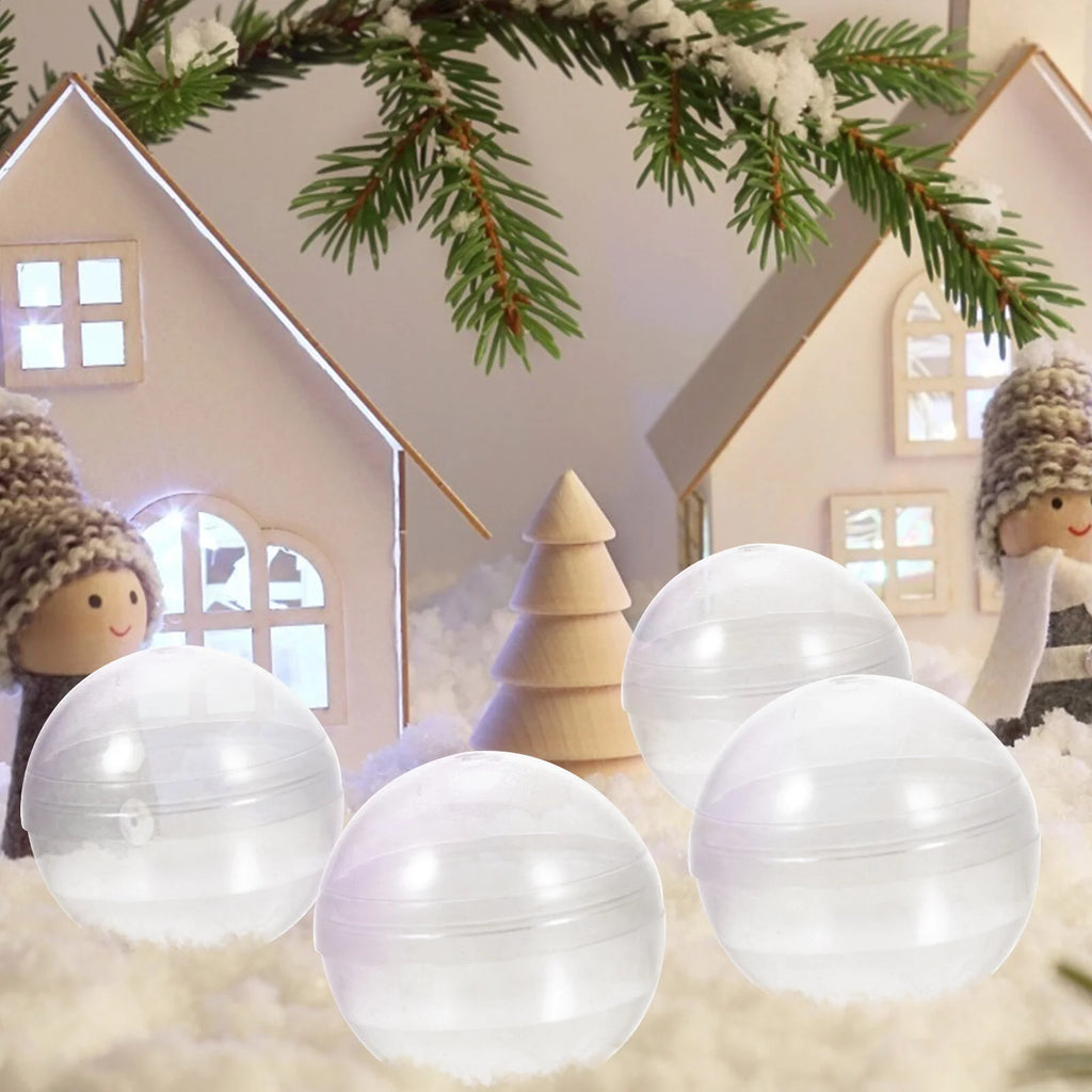 100pcs Clear Plastic Fillable Balls E788