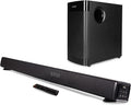 38.5” 2.1 CH Sound Bar with 5.25 inch Subwoofer, Bluetooth 5.0, HDMI(ARC), Optical, COAXIAL, AUX, RCA, USB, Black W6111