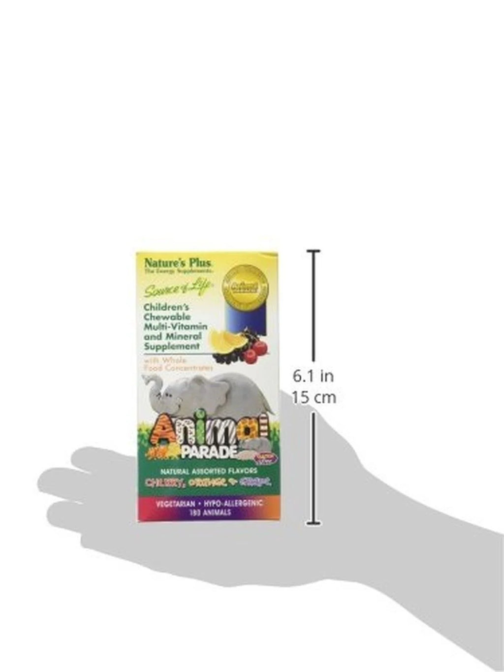 Children's Chewable Multi-Vitamin & Mineral Supplement, 180 Animal-Shaped Tablets R187