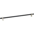 24" Center To Center Knurled Bar Appliance Pull Matte Black M397