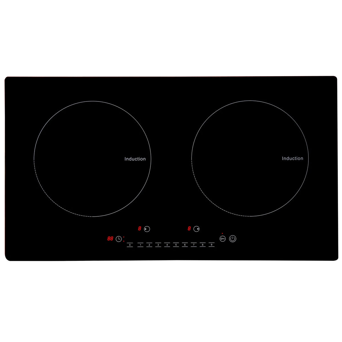 2 Burners Ceramic Glass Electric Cooktop K8768