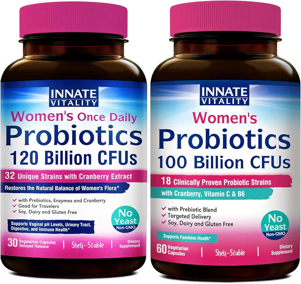 Women's Probiotic with Prebiotics, Cranberry, Vitamin C & B6 U717
