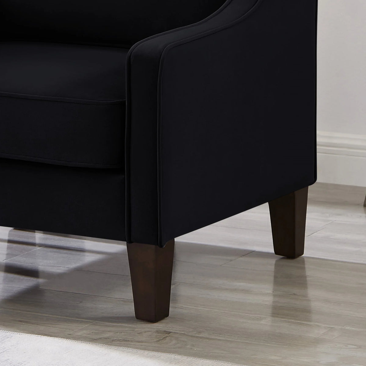 Black Velvet Armchair P803939