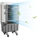 Commercial Evaporative Air Cooler Fan, 3-in-1 Swamp Cooler with 120L Water Tank, 3 Speeds A909
