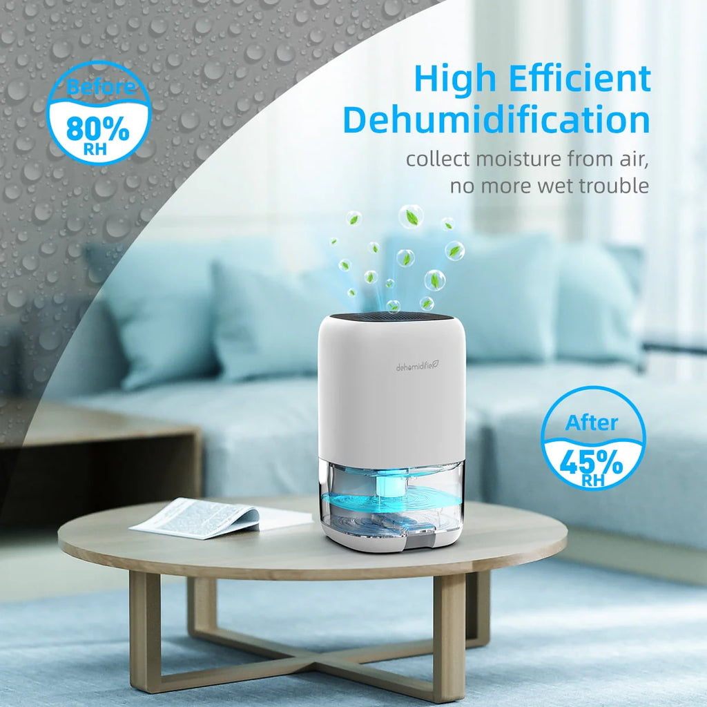 Portable Ultra Quiet Dehumidifier 1000ML T69117