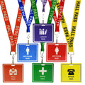 36 Pack Student Hall Pass Lanyards with Breakaway Lanyards Q413947