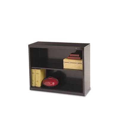 Metal Bookcase Two-Shelf Black V3934