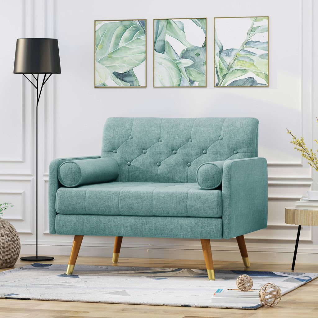 Light Gray Fabric Club Chair I555